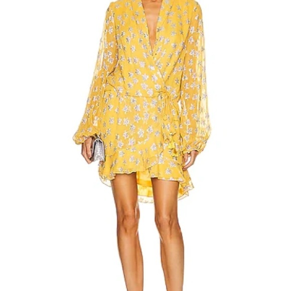 Rococo Sand Vega Yellow Estella dress size M BNWT - Picture 6 of 14